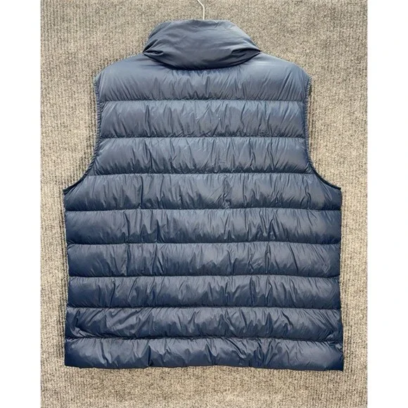 Eddie Bauer 650 FP StratusTherm Down Vest Womens XL Blue Puffer Full Zip NEW - Picture 6 of 11